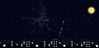Gif animé feux d'artifices 133